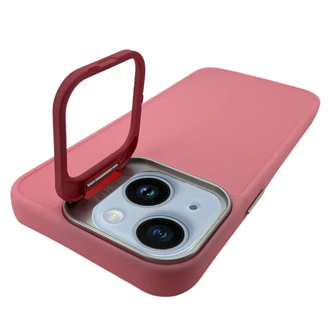 iPhone 15 Plus/iPhone 14 Plus Camera Stand Eco Case Pink